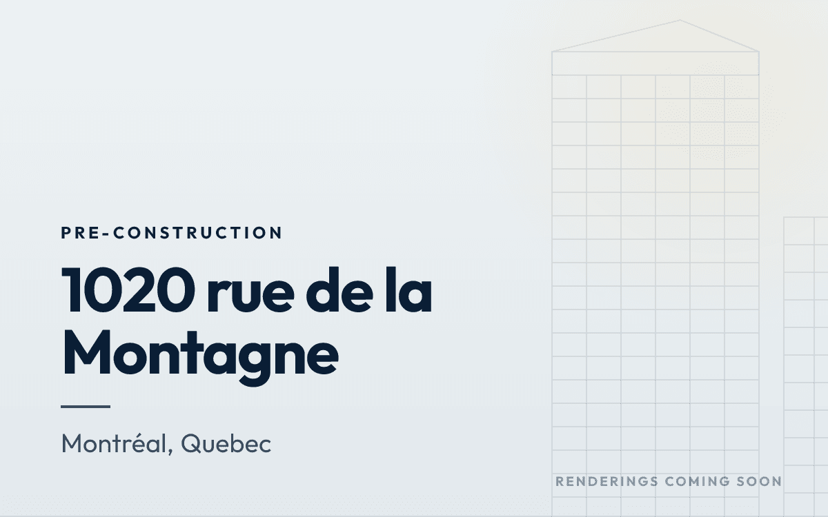 1020  rue de la Montagne rendering