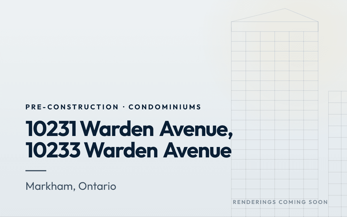 10231 Warden Avenue, 10233 Warden Avenue rendering