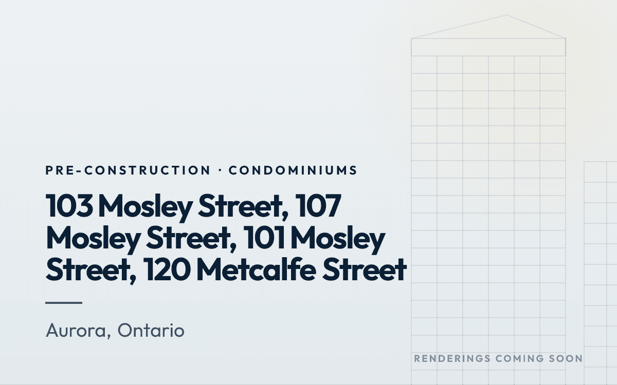 103 Mosley Street, 107 Mosley Street, 101 Mosley Street, 120 Metcalfe Street rendering