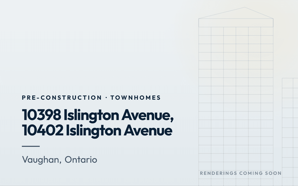 10398 Islington Avenue, 10402 Islington Avenue rendering
