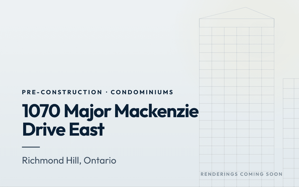 1070 Major Mackenzie Drive East rendering