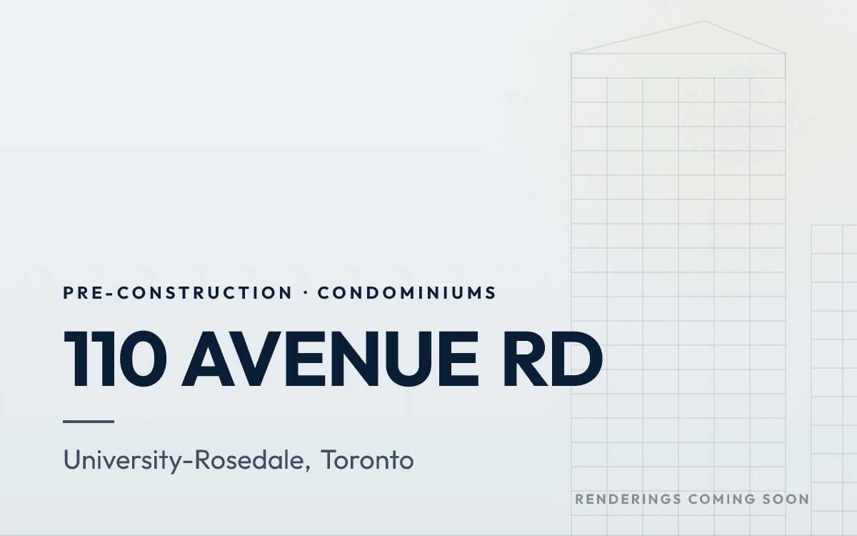 110 AVENUE RD in University-Rosedale, Toronto