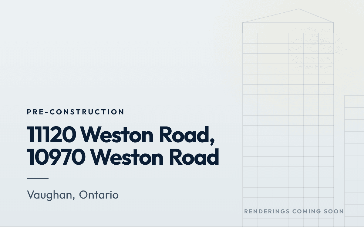 11120 Weston Road, 10970 Weston Road rendering
