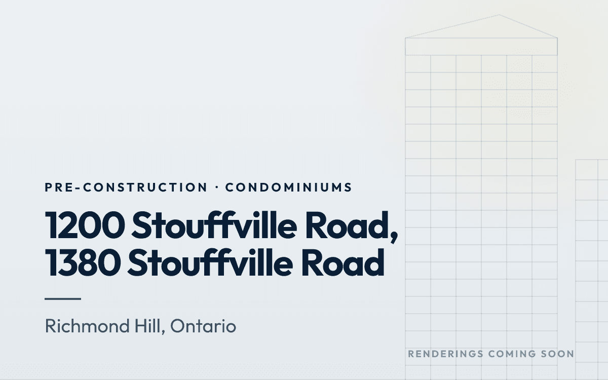 1200 Stouffville Road, 1380 Stouffville Road rendering