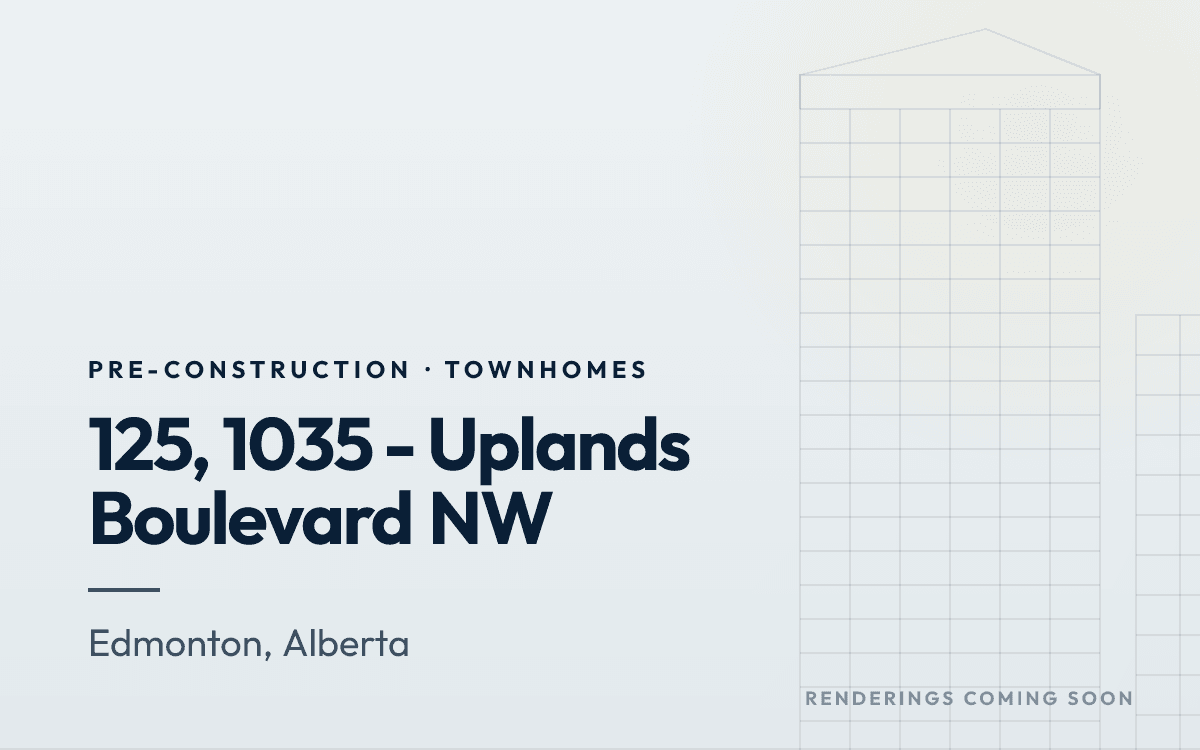 125, 1035 - Uplands Boulevard NW rendering