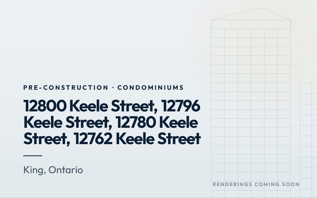 12800 Keele Street, 12796 Keele Street, 12780 Keele Street, 12762 Keele Street rendering