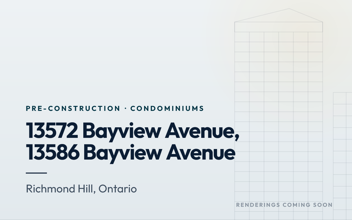 13572 Bayview Avenue, 13586 Bayview Avenue rendering