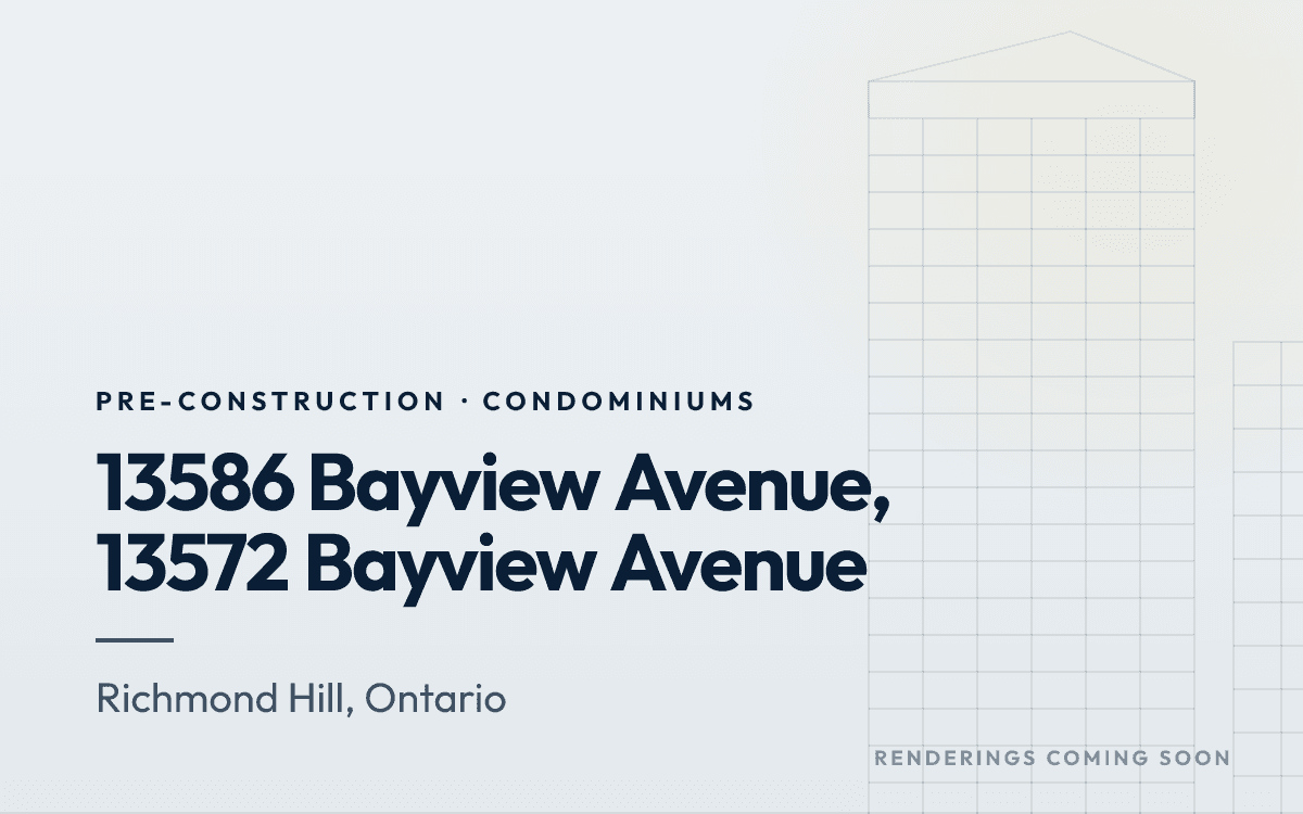 13586 Bayview Avenue, 13572 Bayview Avenue rendering