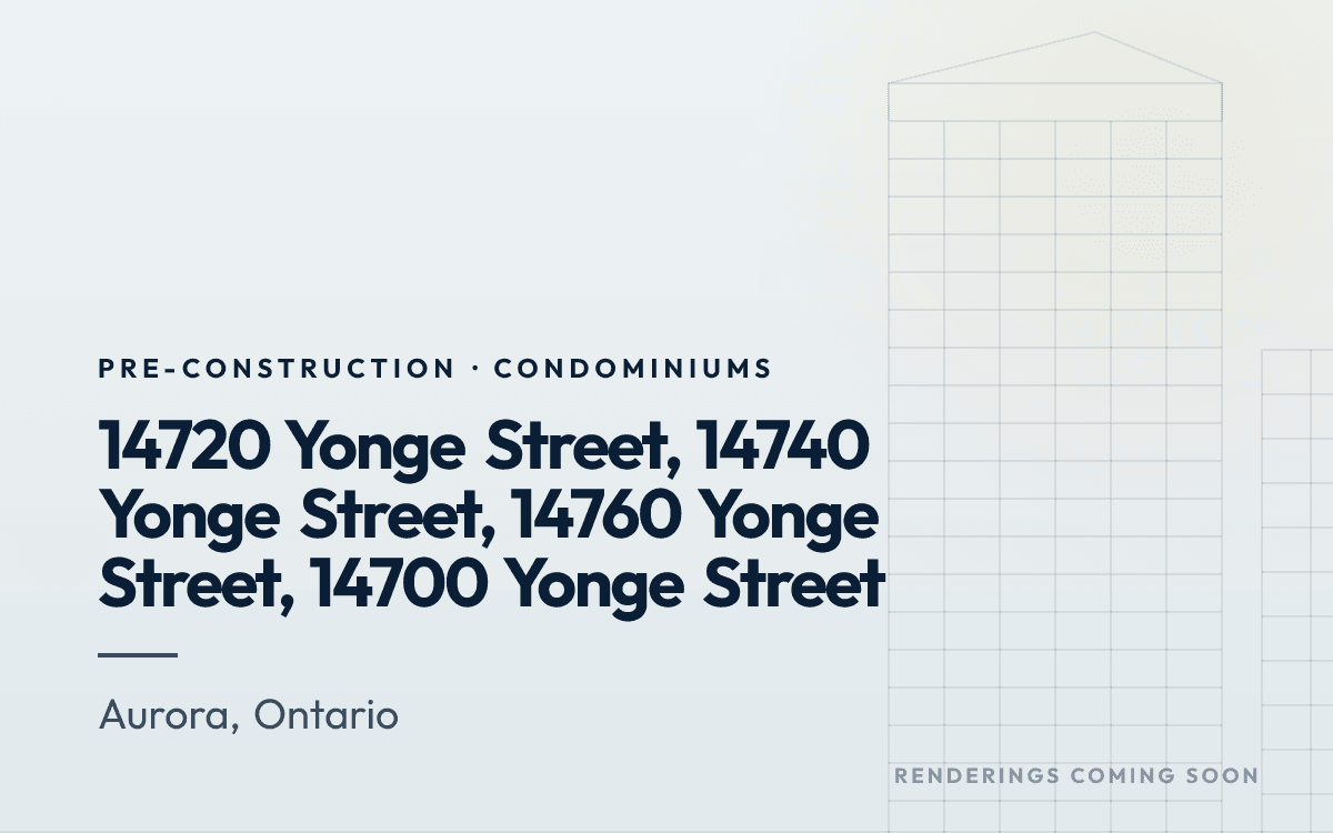 14720 Yonge Street, 14740 Yonge Street, 14760 Yonge Street, 14700 Yonge Street rendering