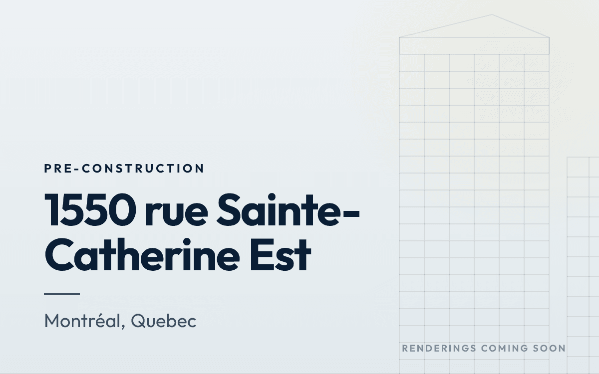 1550  rue Sainte-Catherine Est rendering