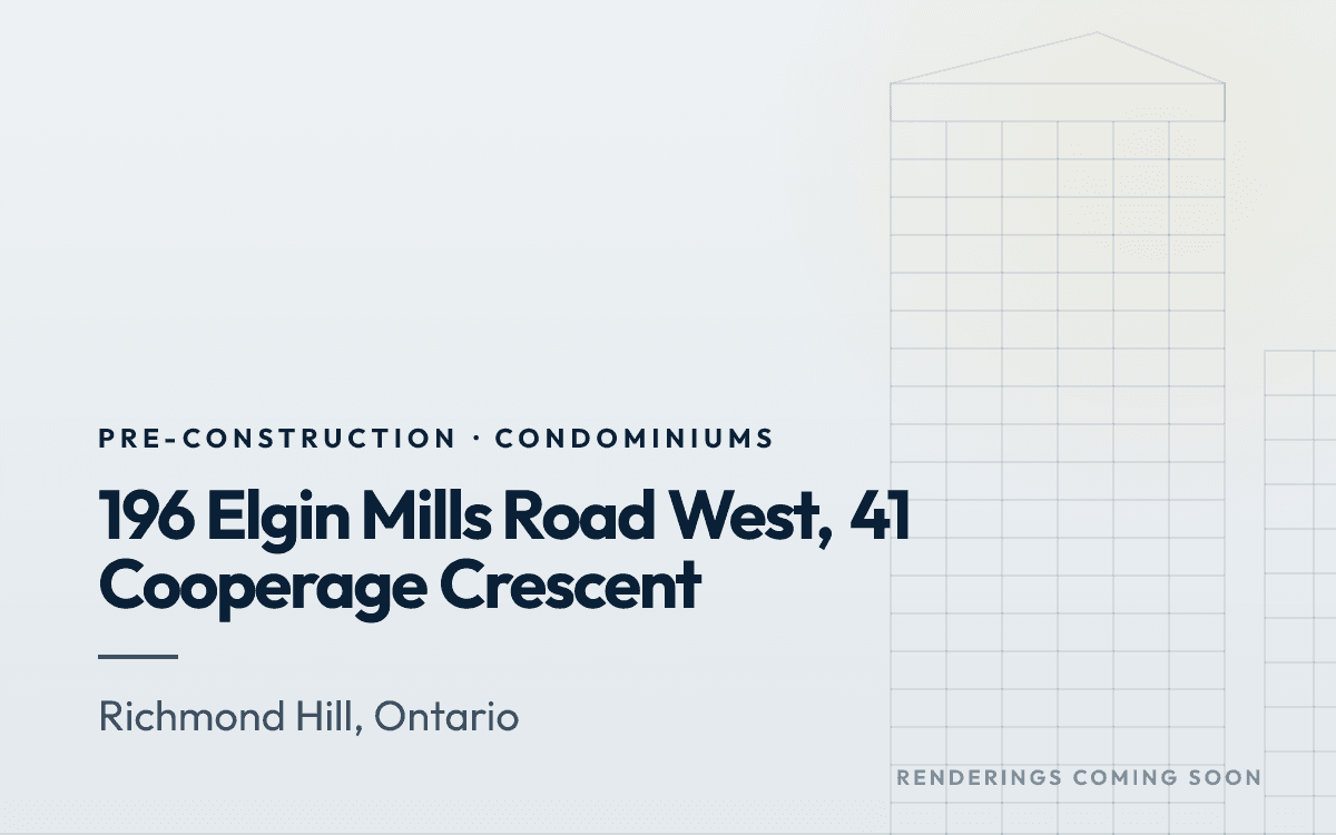 196 Elgin Mills Road West, 41 Cooperage Crescent rendering