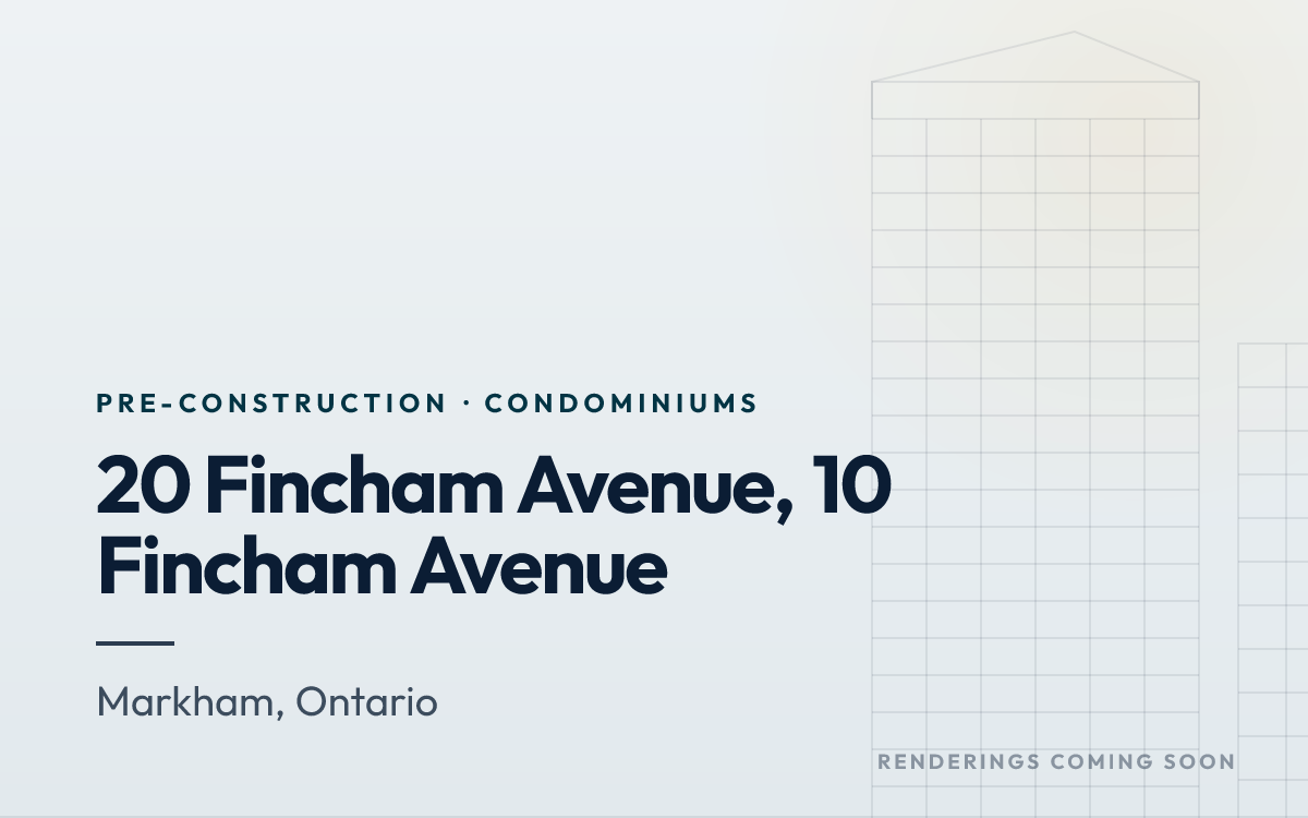 20 Fincham Avenue, 10 Fincham Avenue rendering
