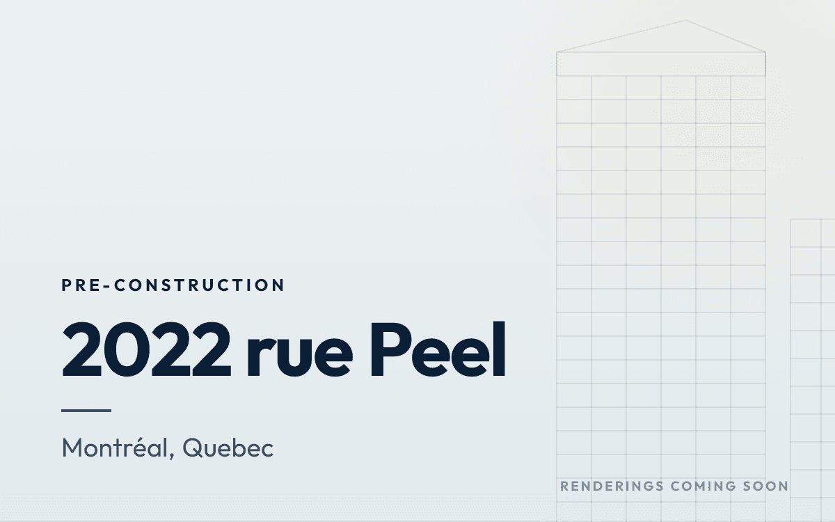 2022  rue Peel rendering