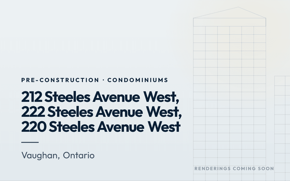 212 Steeles Avenue West, 222 Steeles Avenue West, 220 Steeles Avenue West rendering