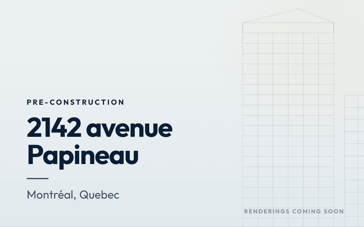2142  avenue Papineau rendering