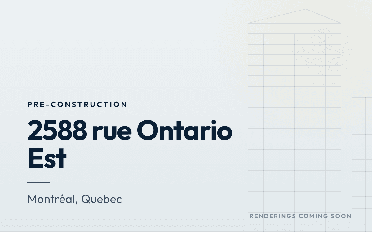 2588  rue Ontario Est rendering