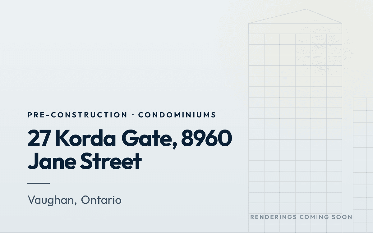 27 Korda Gate, 8960 Jane Street rendering