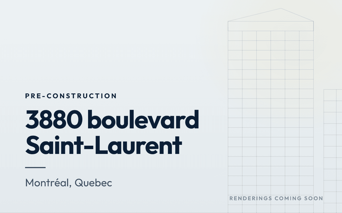 3880  boulevard Saint-Laurent rendering