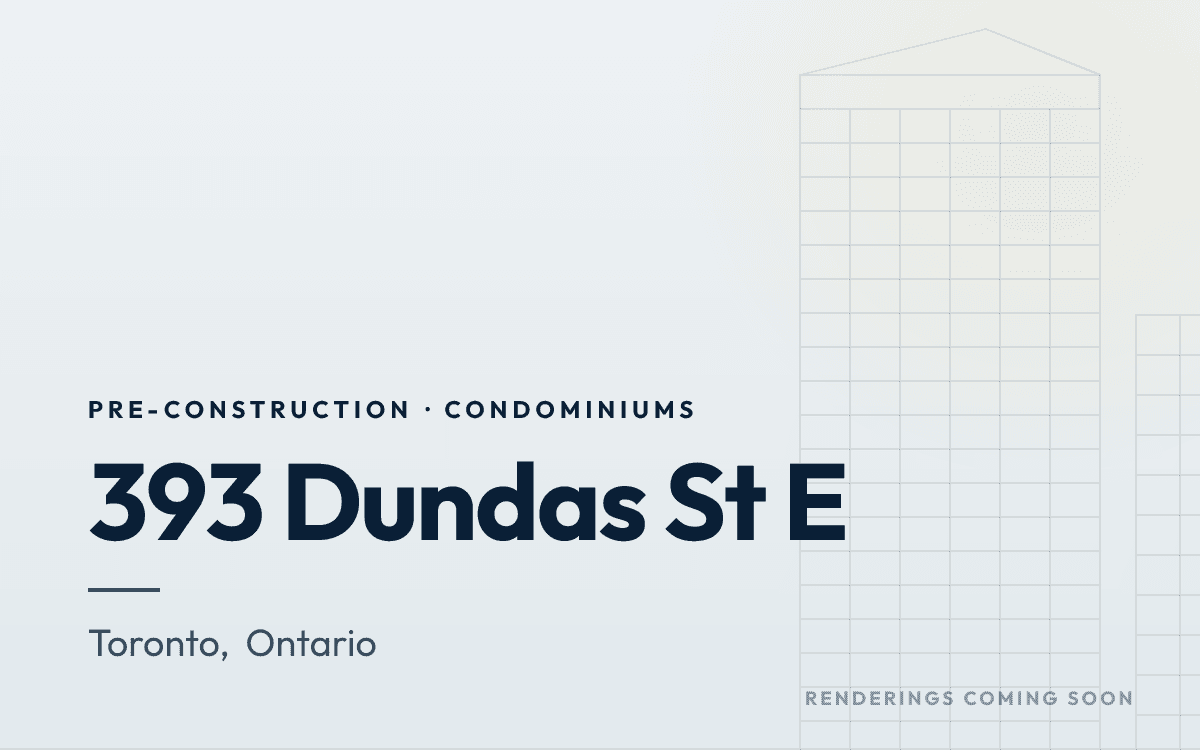 393 Dundas St E rendering