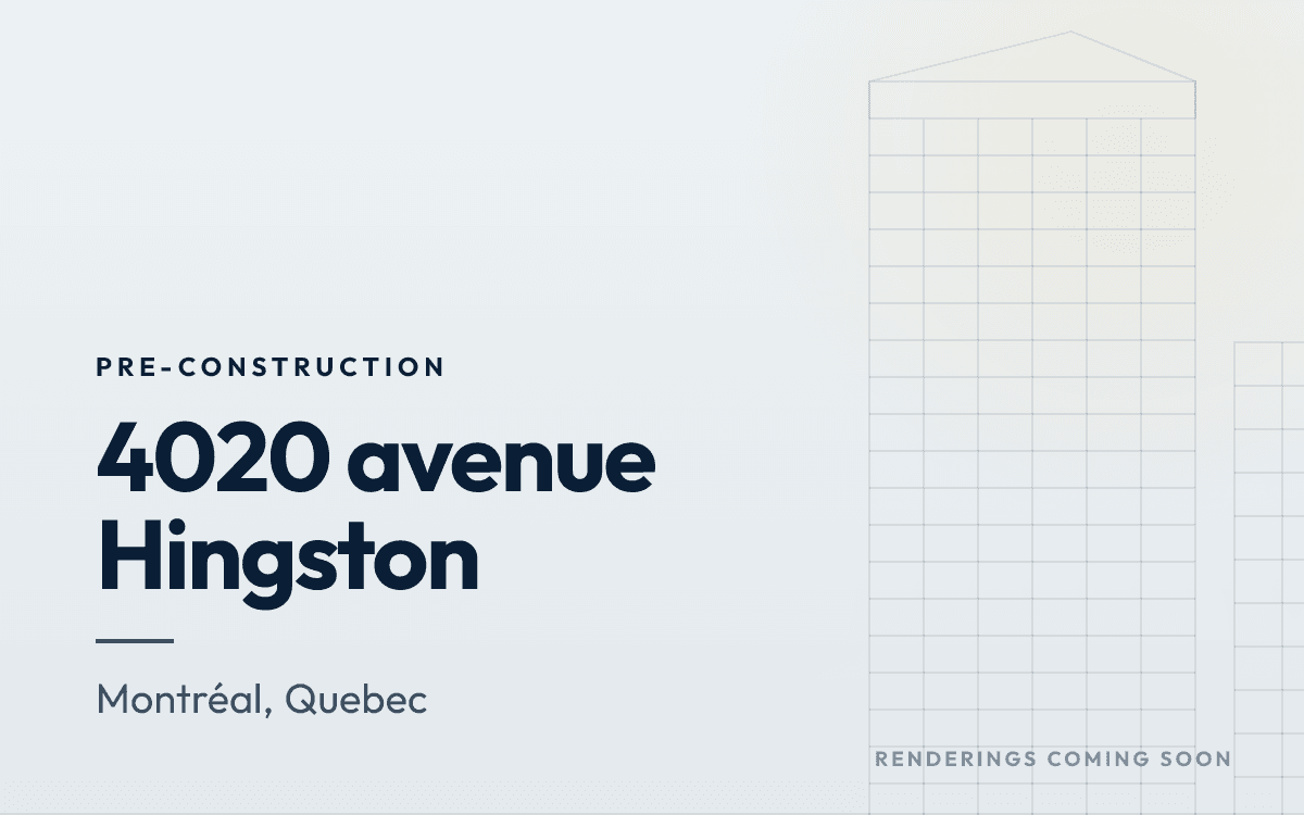 4020  avenue Hingston rendering