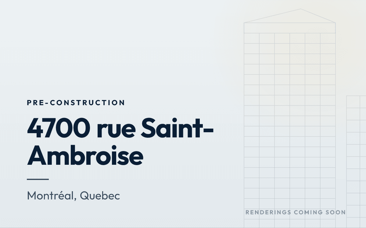 4700  rue Saint-Ambroise rendering