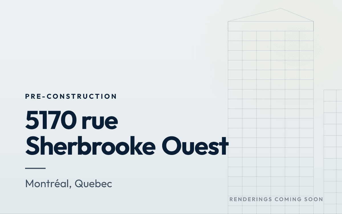 5170  rue Sherbrooke Ouest rendering