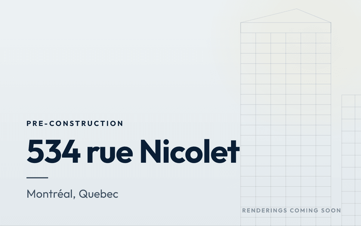 534  rue Nicolet rendering