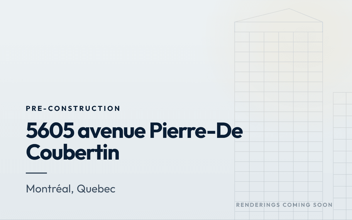 5605  avenue Pierre-De Coubertin rendering
