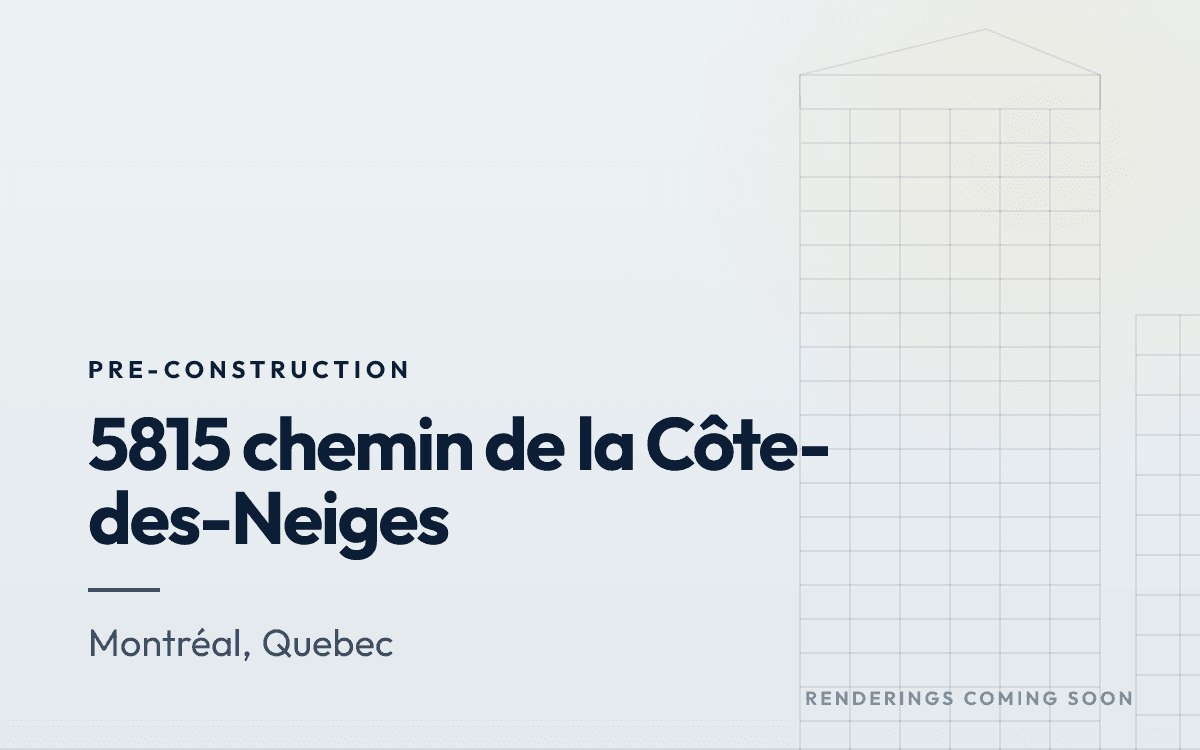5815  chemin de la Côte-des-Neiges rendering