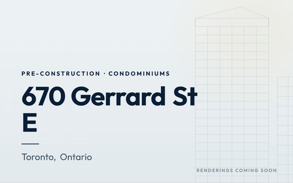 670 Gerrard St E rendering