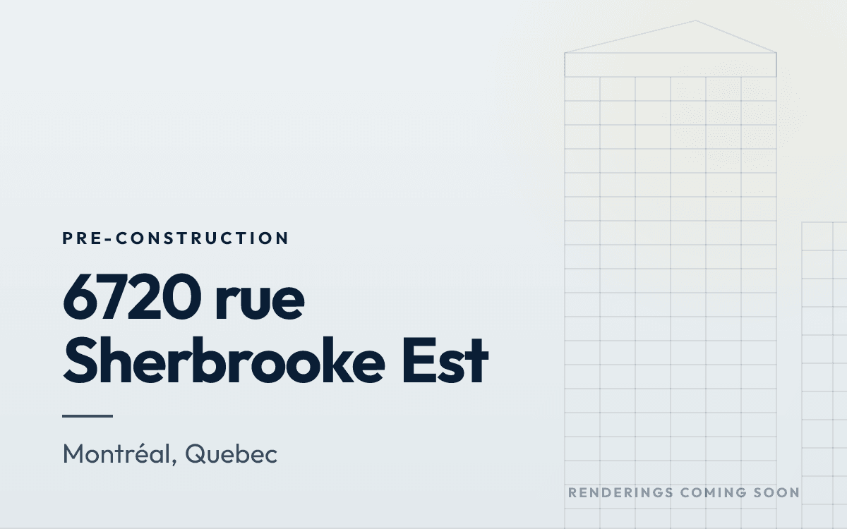 6720  rue Sherbrooke Est rendering