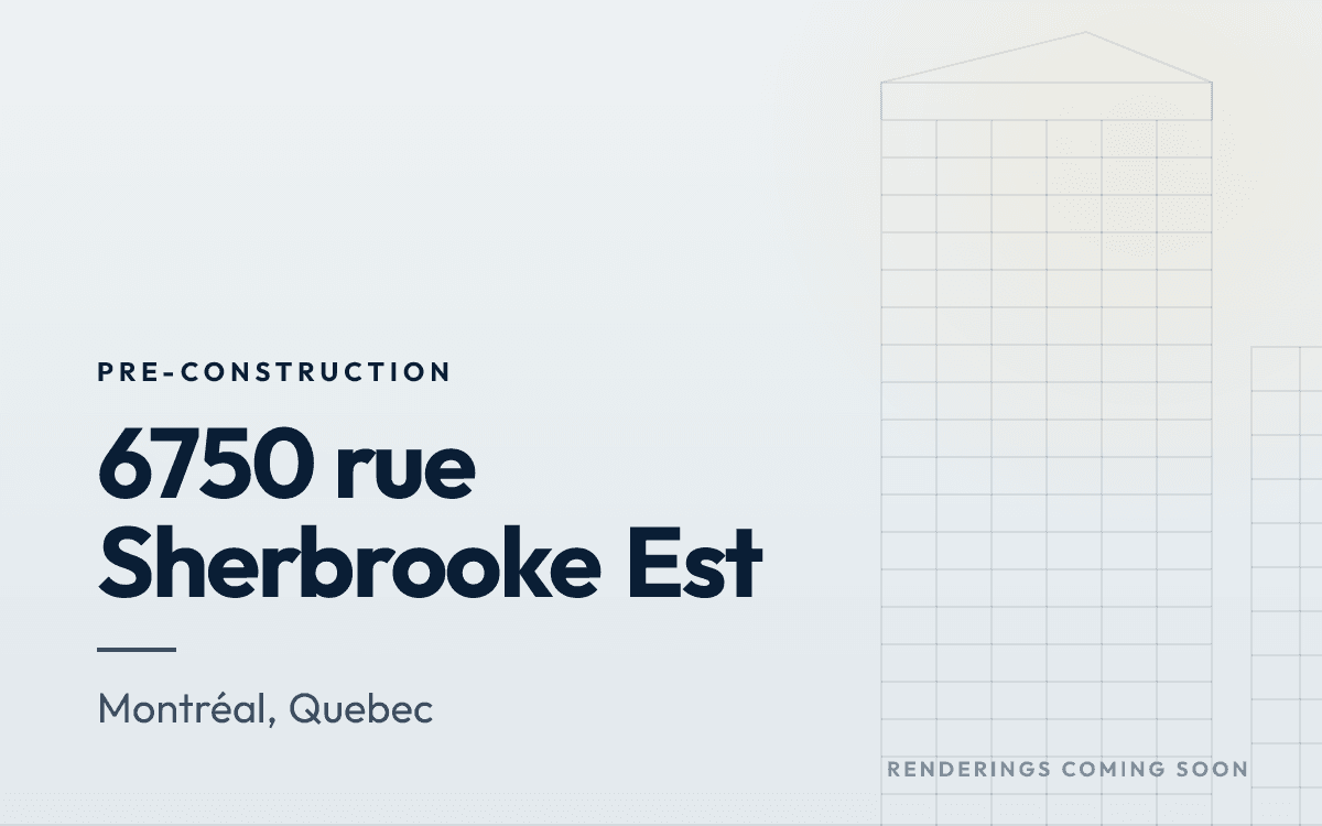 6750  rue Sherbrooke Est rendering