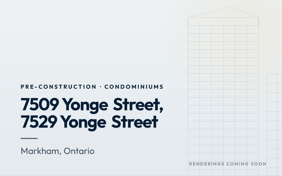 7509 Yonge Street, 7529 Yonge Street rendering