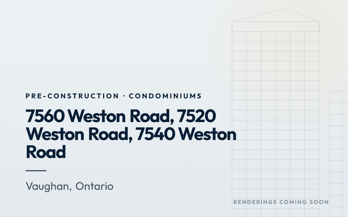 7560 Weston Road, 7520 Weston Road, 7540 Weston Road rendering