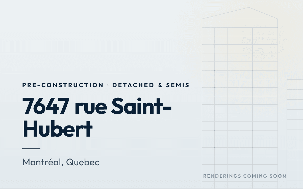 7647  rue Saint-Hubert rendering