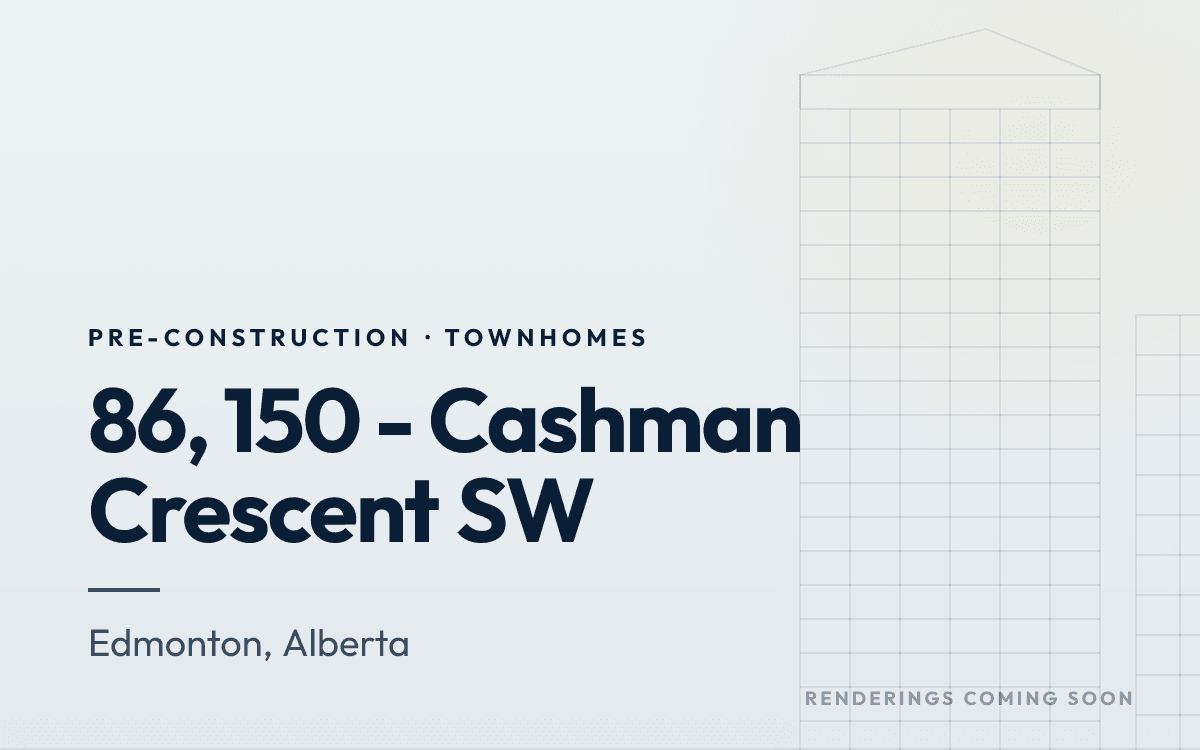 86, 150 - Cashman Crescent SW rendering