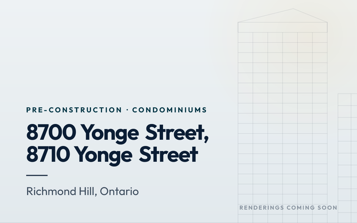 8700 Yonge Street, 8710 Yonge Street rendering