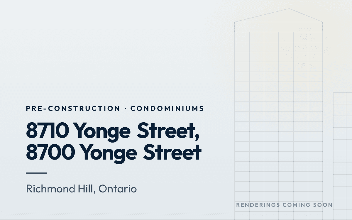 8710 Yonge Street, 8700 Yonge Street rendering