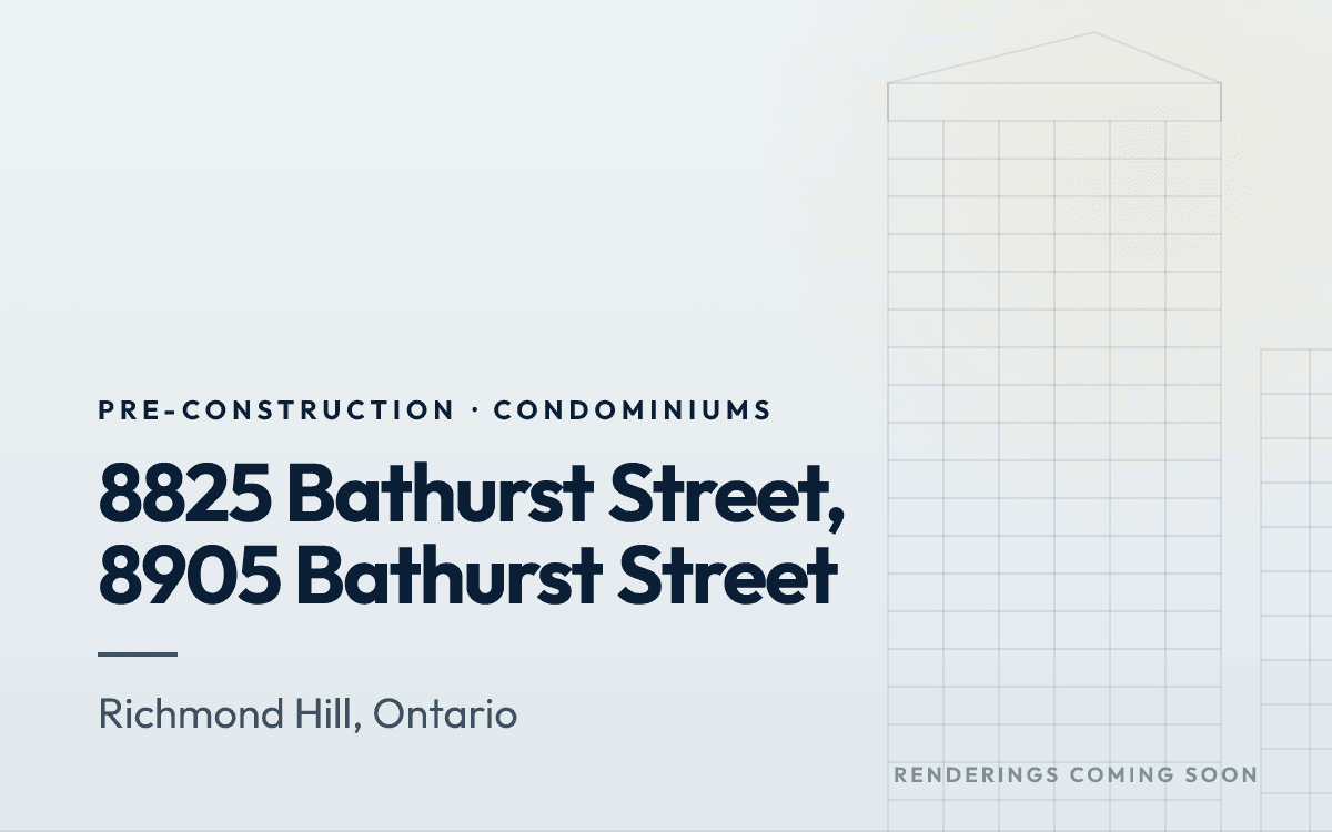 8825 Bathurst Street, 8905 Bathurst Street rendering