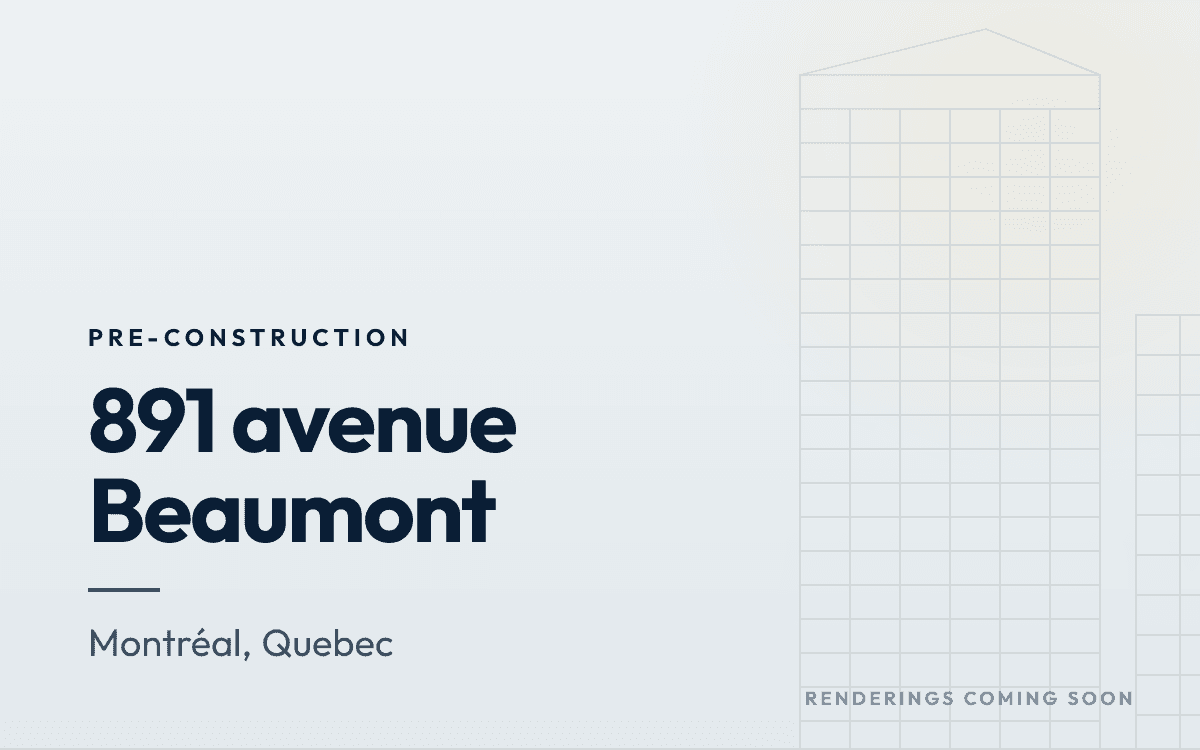 891  avenue Beaumont rendering