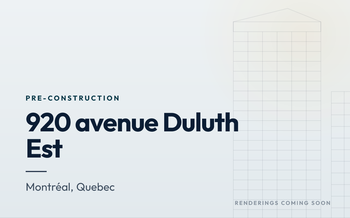 920  avenue Duluth Est rendering