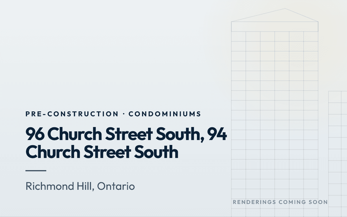 96 Church Street South, 94 Church Street South rendering