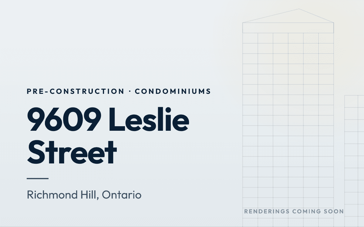 9609 Leslie Street rendering