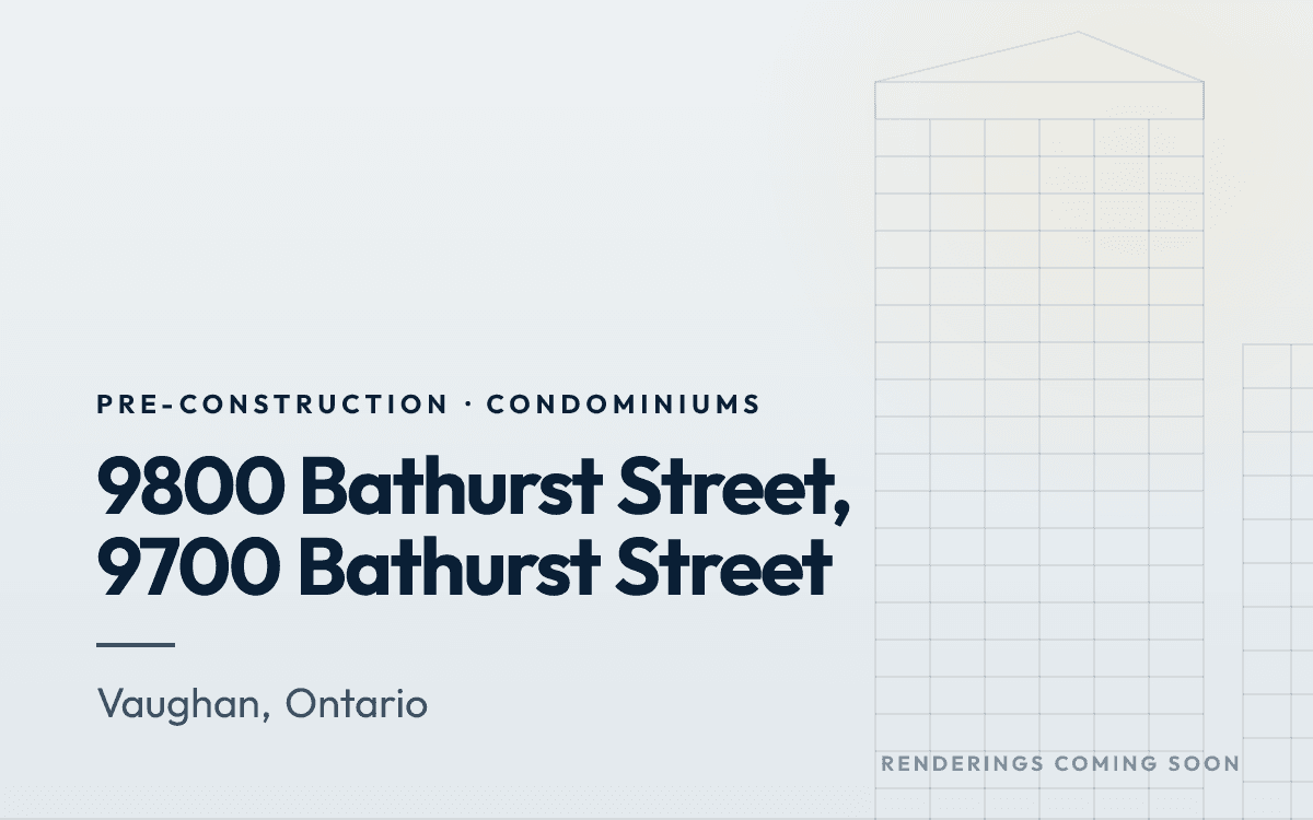 9800 Bathurst Street, 9700 Bathurst Street rendering