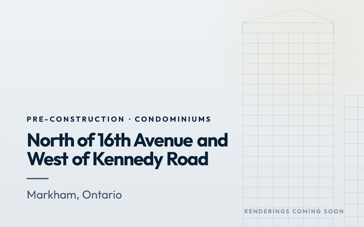 North of 16th Avenue and West of Kennedy Road rendering