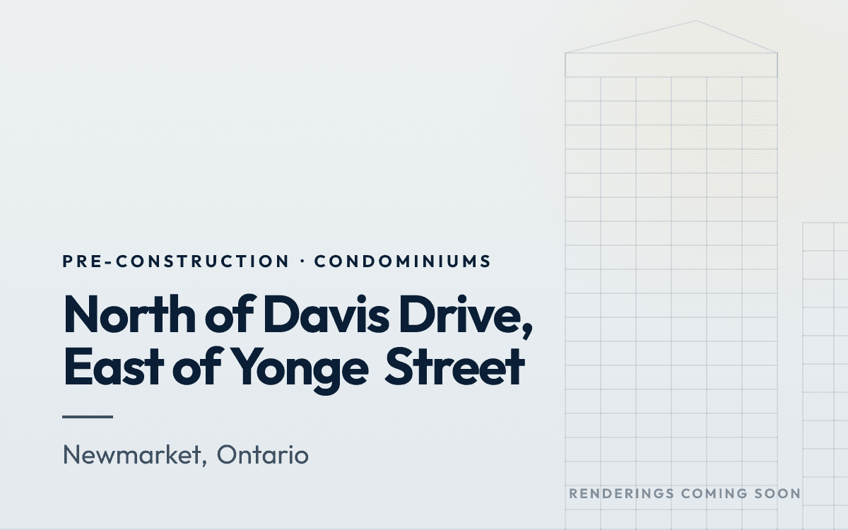 North of Davis Drive, East of Yonge Street rendering