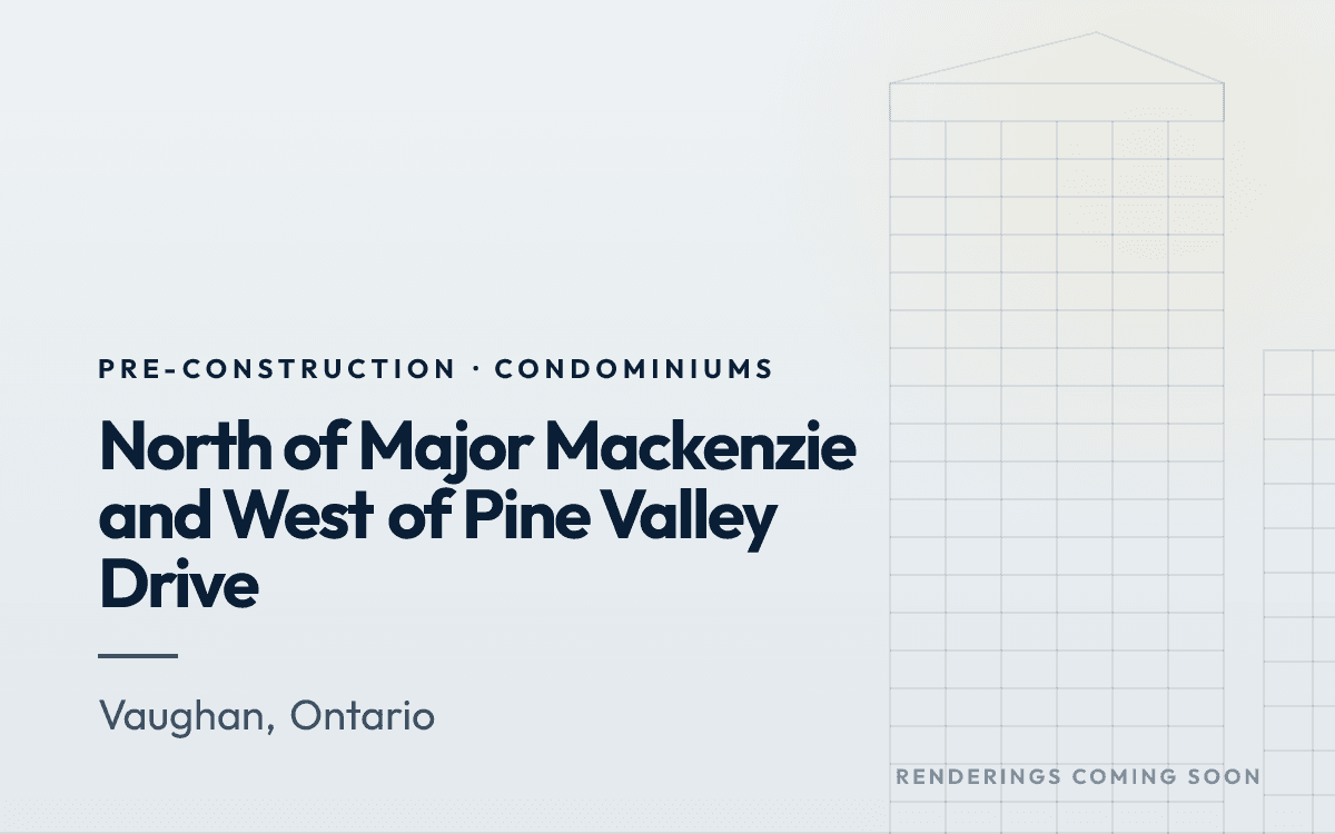 North of Major Mackenzie and West of Pine Valley Drive rendering