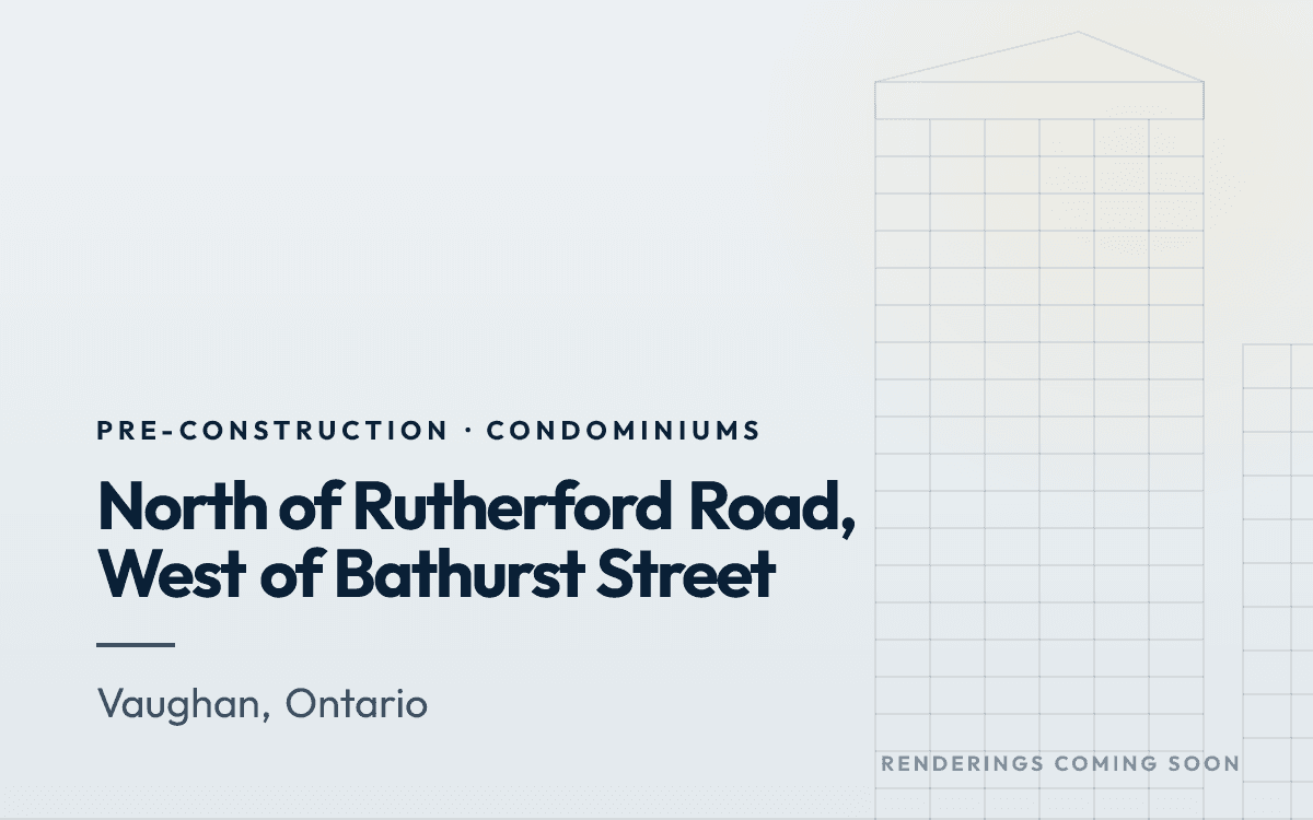 North of Rutherford Road, West of Bathurst Street rendering
