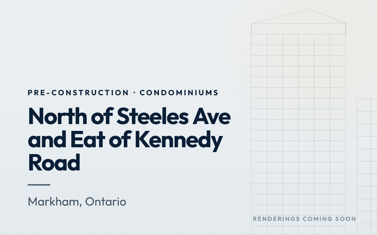 North of Steeles Ave and Eat of Kennedy Road rendering