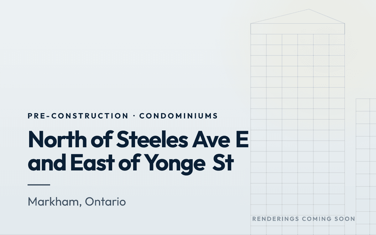 North of Steeles Ave E and East of Yonge St rendering